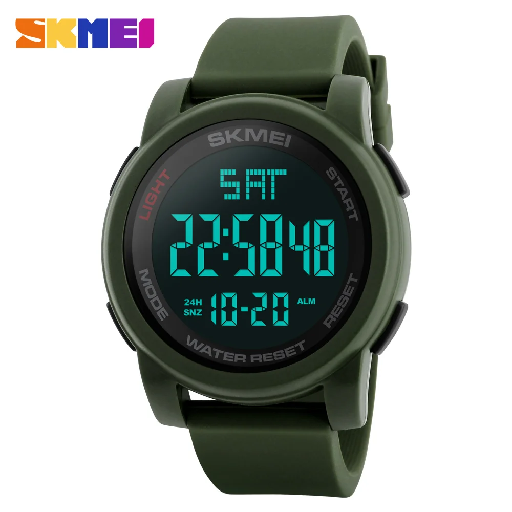 

SKMEI Men Military Outdoor Sports Watches Clock Waterproof Relojes Electronic LED Digital Wristwatches Relogio Masculino 1257