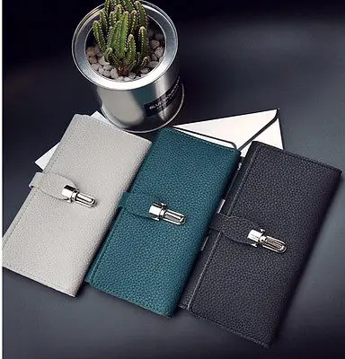 

Women Leather Long Purse Ladies Clutch Coin Phone Bag Wallet Green Black Grey