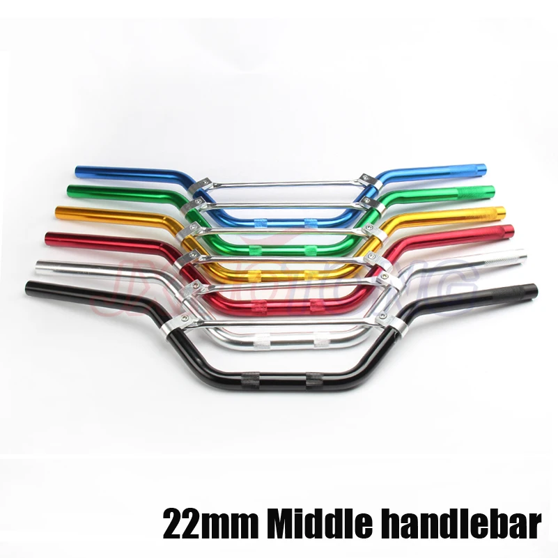 

725mm Steering wheel Alpha Aluminum Handle bar Motorcycle handlebar 7/8" inch 22MM For Cheap Pit Bike Dirt Bike new 2018