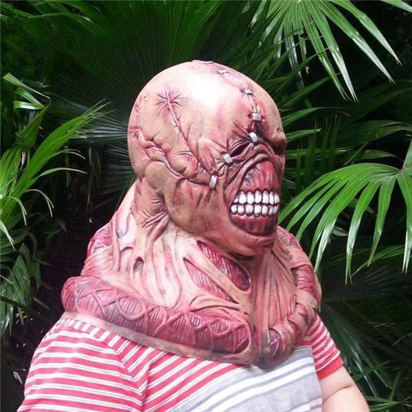 Nemesis Mask Rubber Virus Vallain Scary Halloween Party Costume Dress up Gifts - 5