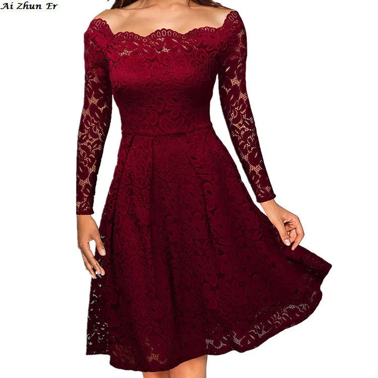 AiZhunEr 2017 Early New Pattern Best Lace Woman Dresswomen dresslace women dresspattern dress