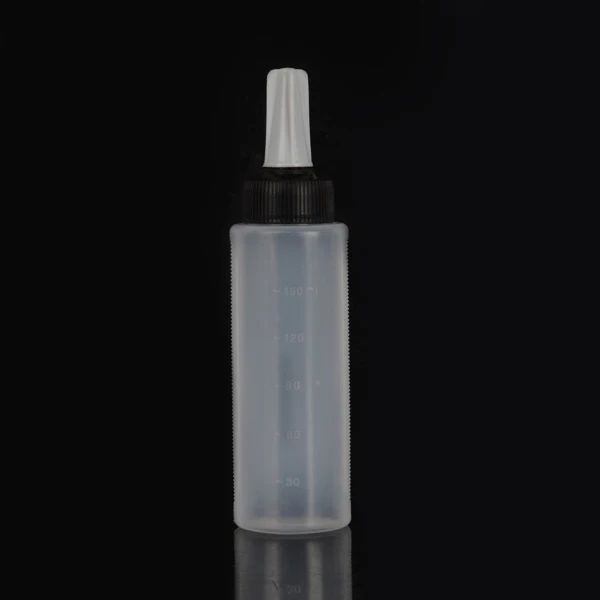 

Professional 150ml Salon Hair Color Measuring Tinting Scale Applicator Bottle For Hair Styling Tools