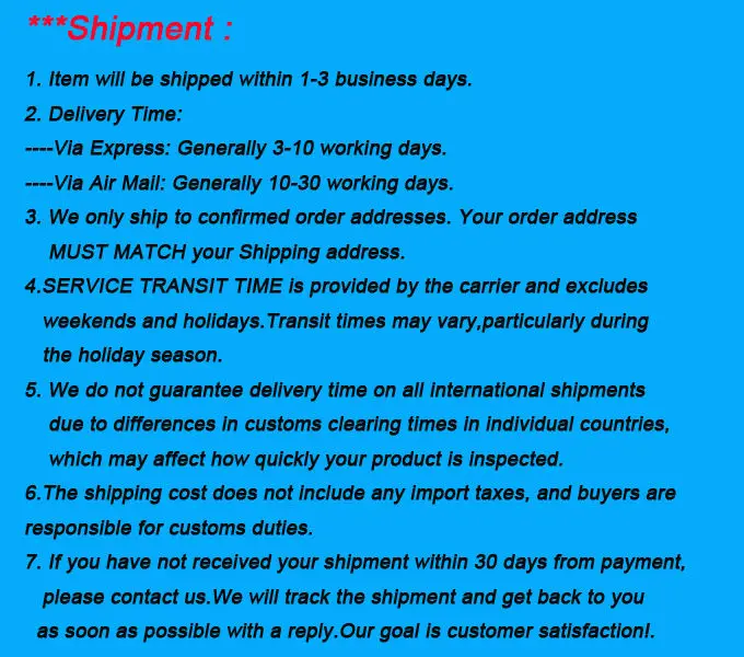 shipment