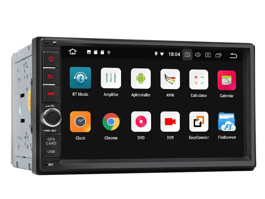 Best 7" Android 8.0 Oreo OS Double Din Car Multimedia 2 Din Car Navigation GPS Two Din Car Radio with Split Screen Mode Support 2