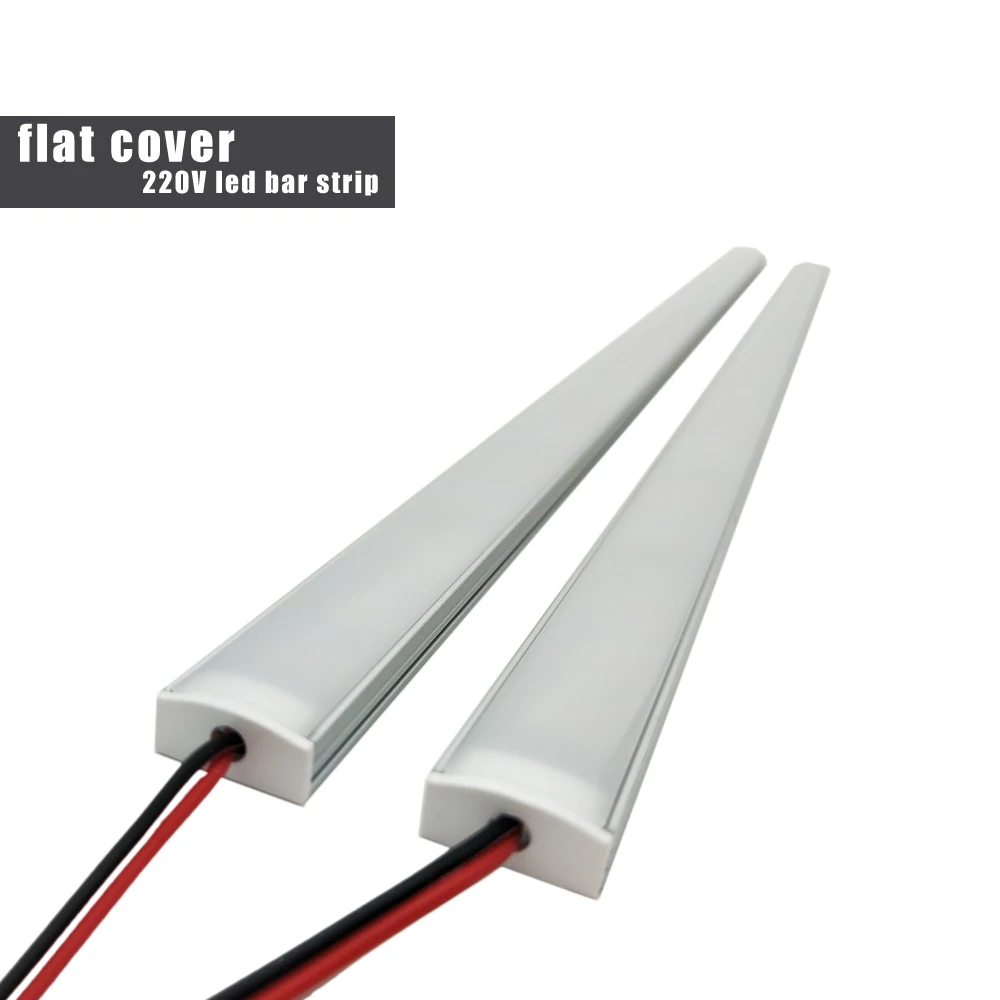 

100pcs AC 220V 30cm 50cm 60cm Kitchen light expert 2835 LED Hard Rigid Strip Bar Light indoor under cabinet warm white/white