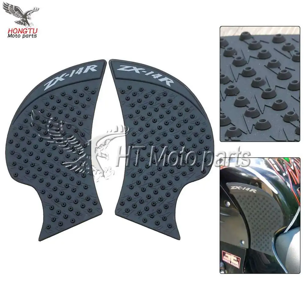 Motorcycle Anti slip Tank Pad 3M Side Gas Knee Grip Traction Pads