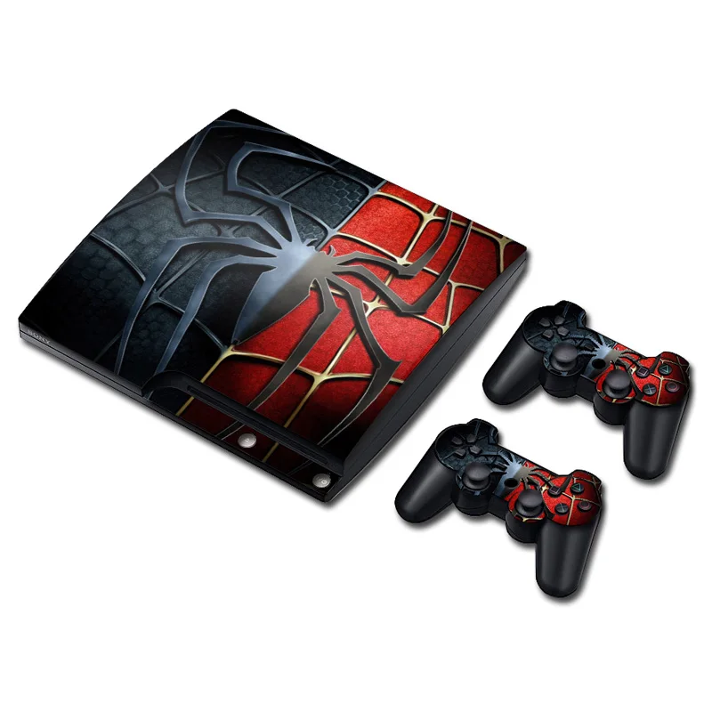 Deals FLAME Skin Sticker for Ps3 Slim Consol 2 Matching for Ps3 Controller Stickers for Platstation