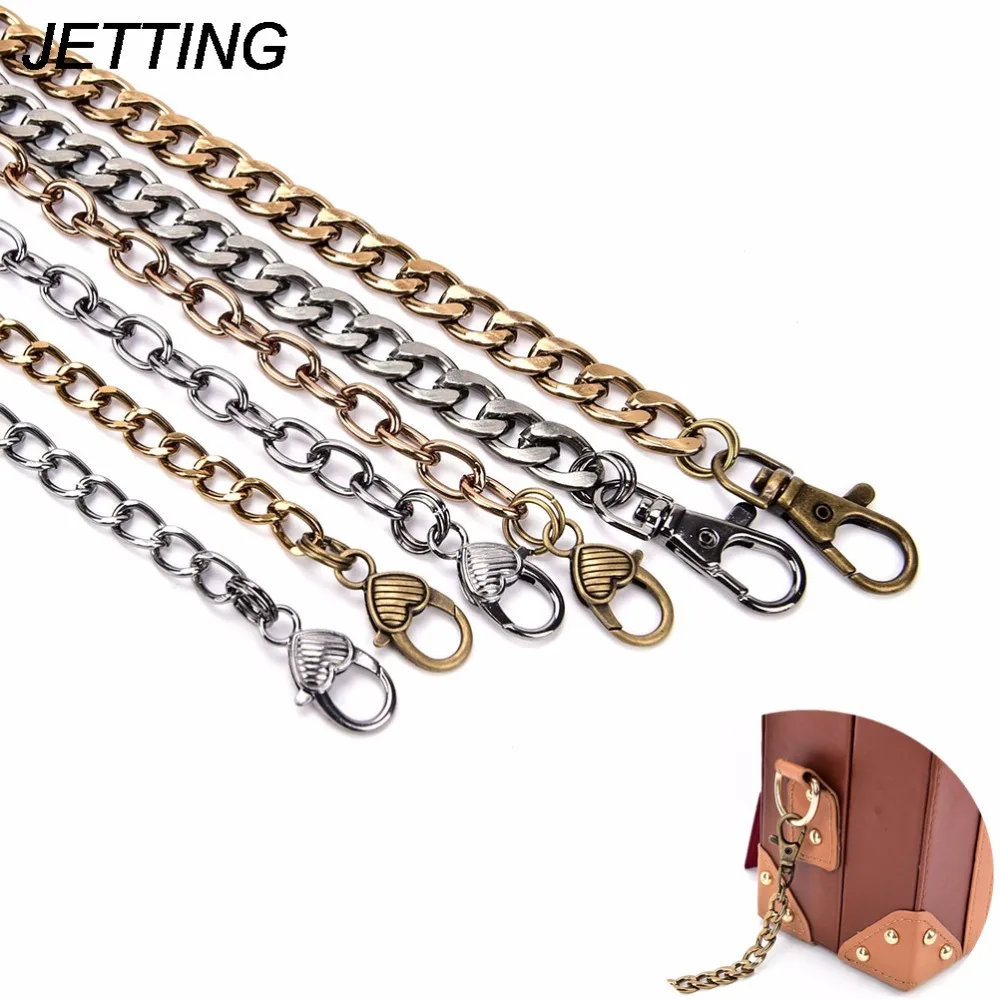 Metal Purse Chain Women's Handbag Hanles And Shoulder Straps Chain Diy Chain Bag Strap Chain High Quality цена Metal Purse Chain Women's Handbag Hanles And Shoulder Straps Chain Diy Chain Bag Strap Chain High Quality цены онлайн