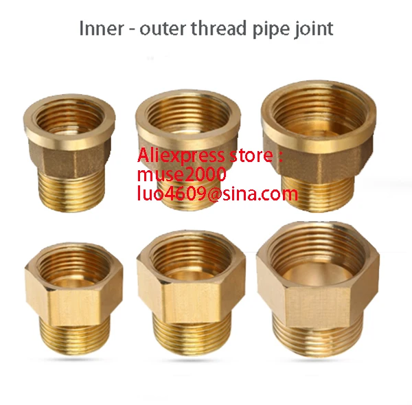 1/2 3/4 1 1.2 1.5 2 inch brass Female to male coupling brass coupler