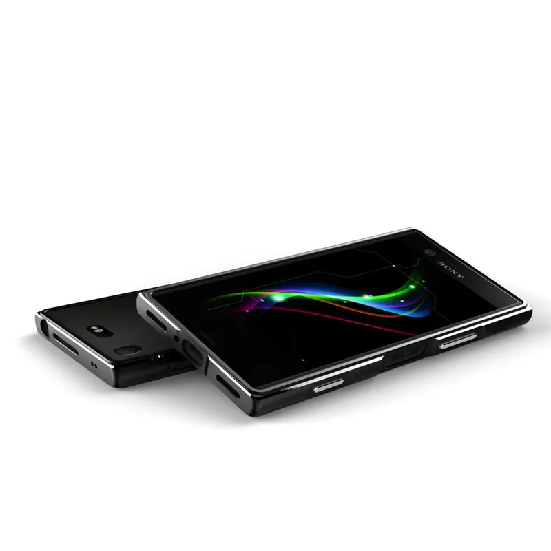 Для Sony Xperia XZ1 компактный бампер Роскошный Алюминиевый металлический рамка чехол