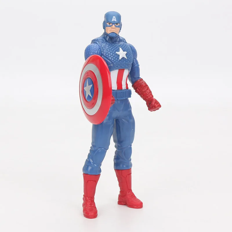 Оригинальные игрушки Marvel, 15 см, Мстители, супергерой, Человек-паук, Халк, Железный человек, Капитан Америка, ПВХ, фигурка, коллекция игрушек, модель