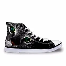 Noisy Designs/Классическая парусиновая обувь для отдыха с высоким берцем и рисунком глаз; дизайнерская Повседневная обувь; модная женская Вулканизированная обувь