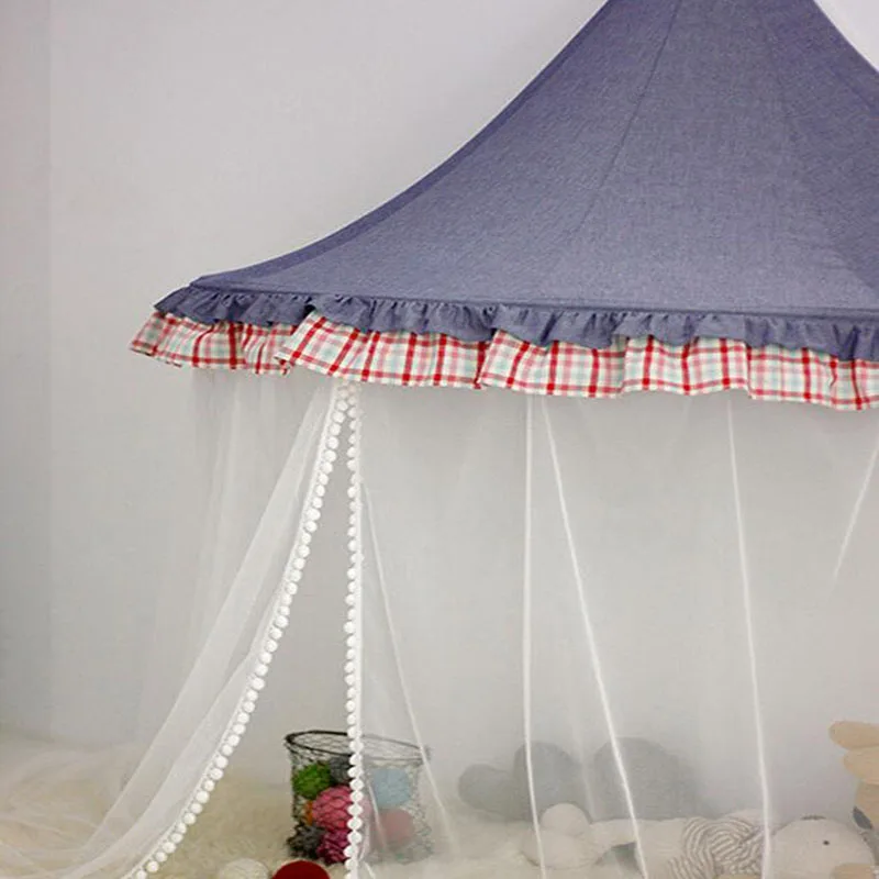 Детская вигвама палатка для детей Складная Типи хлопок шпаргалки Висячие вигвам сухой бассейн новорожденных скандинавский декор комнаты фотографии реквизит