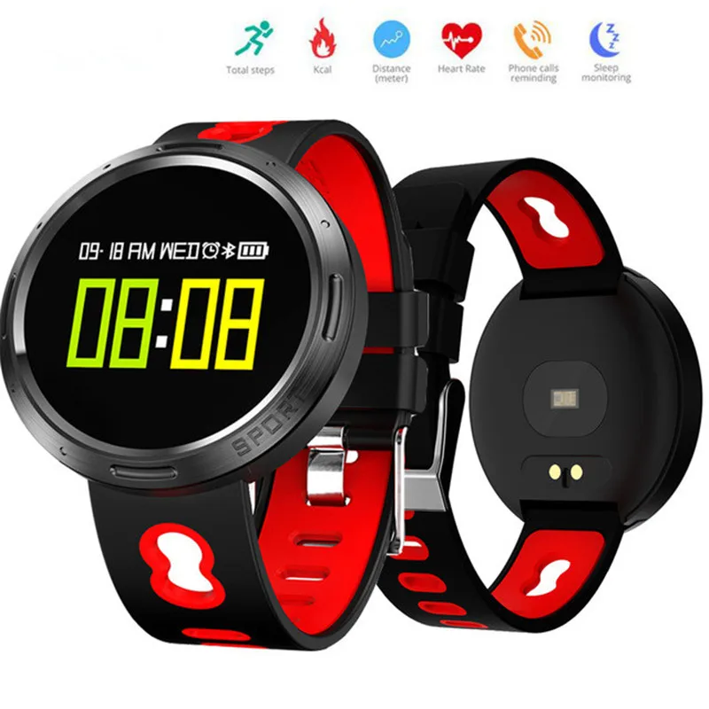 

2018 New X9 VO Smart Watch IP68 Waterproof Heart Rate Blood Pressure Monitor Bluetooth Smart Band Wristband Fitness Bracelet