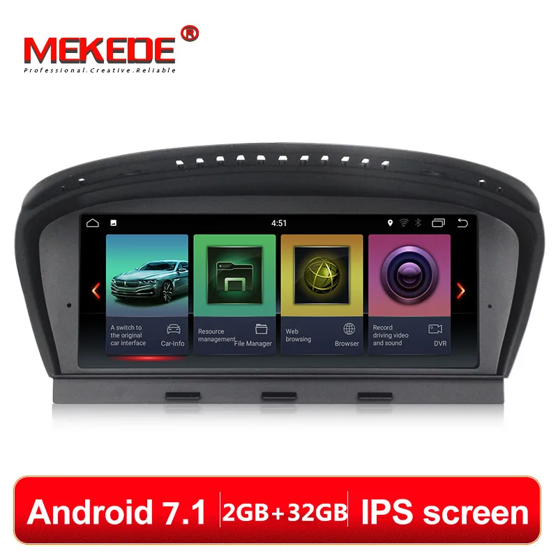  Android 7.1 car dvd autoradio gps navigation multimedia player for BMW 5 series E60 E61 E62 E63 3 s