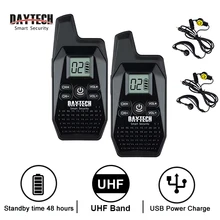 

DAYTECH Mini Walkie Talkie Radio Two Way Audio Communication Transceiver Portable Walkie Talkie Communicator 400-480MHZ