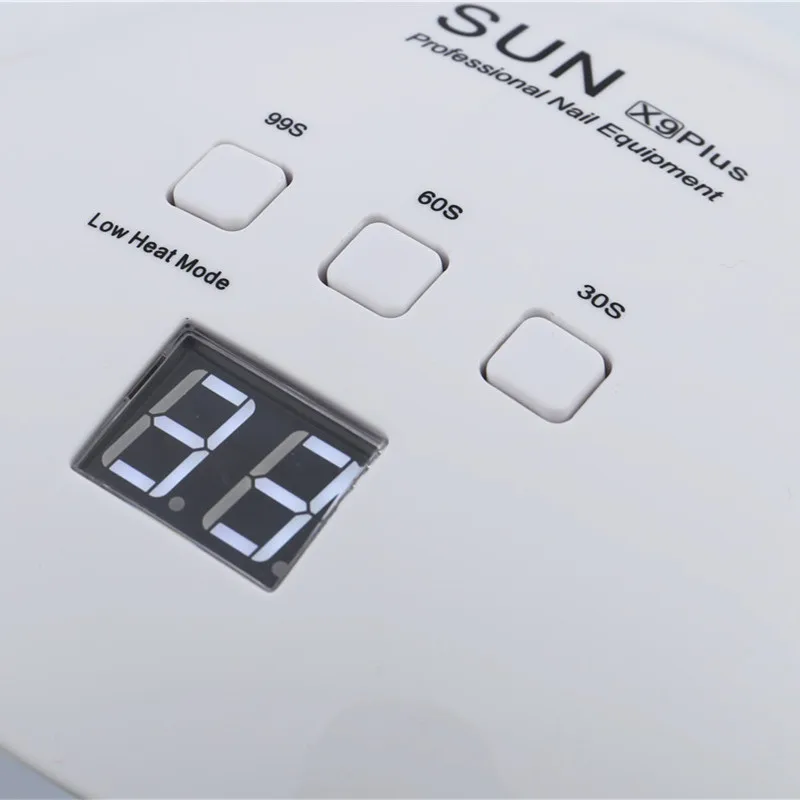 SUN X9Plus 48 Вт Сушилка для ногтей УФ светодиодный Гель-лак отверждения лампы с нижней 30 s/60 s/99 s таймер ЖК-подсветка витрины для сушки ногтей