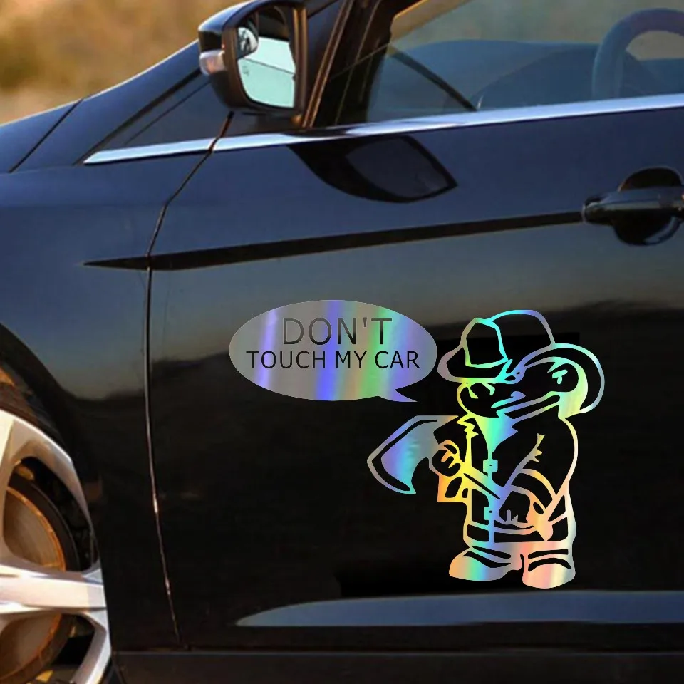 18.214 Don't Touch My Car Sticker Slammed Funny Decals Motorcycle Car Styling Accessories (8)