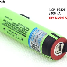 Из 2 предметов VariCore 18650 NCR18650B литий-ионный Батарея Перезаряжаемые 3,7 В 3400 мАч батареи DIY Никель листов