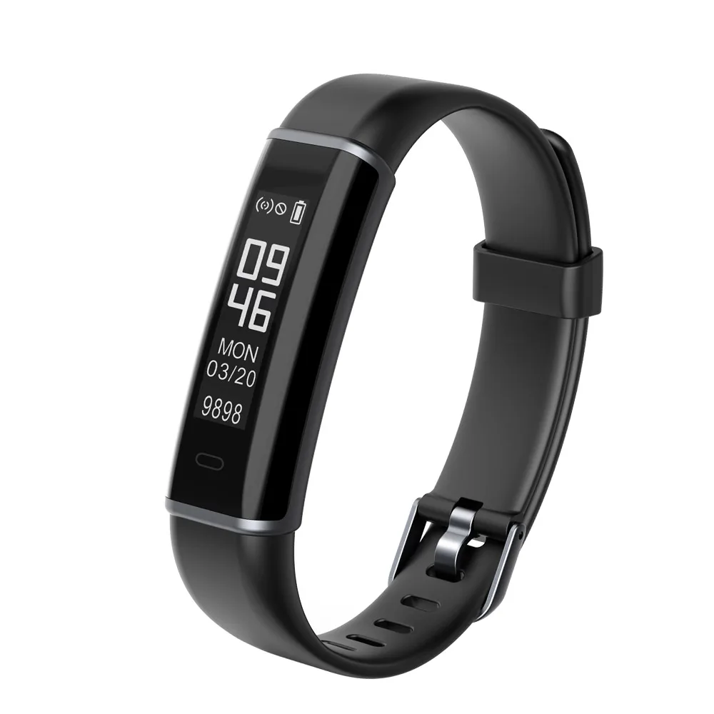 

ABAY ID130 Plus HR fitness wrist watch IP67 waterproof heart rate smart bracelet support millet IOS PK MI2 wristband wristband