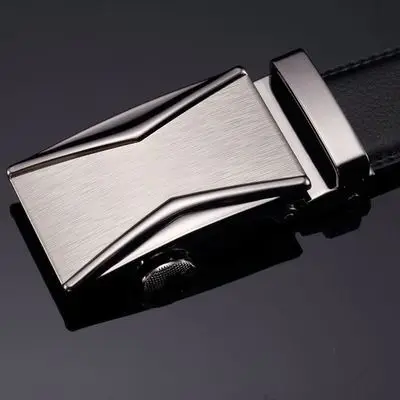 

Hot sale 2019 Famous Brand Belt Men Top Quality Genuine Leather Belts Men Luxury Metal black Male Automatic Buckle