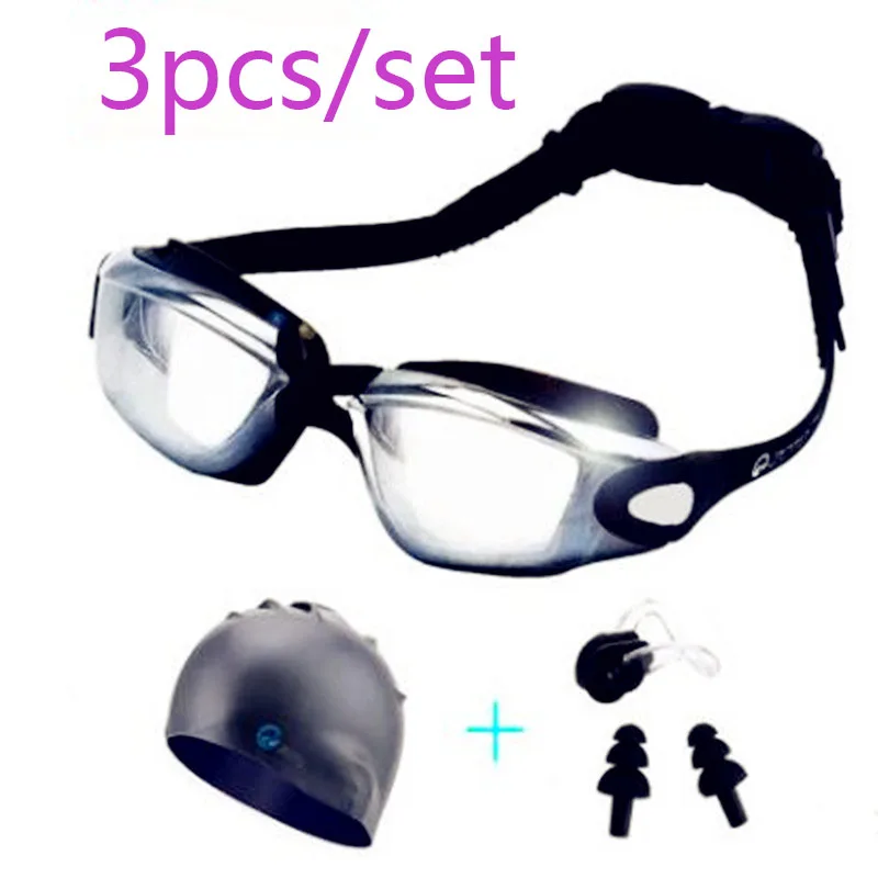 Профессиональные очки для плавания для взрослых, мужские очки для плавания arena diopter, очки для плавания, анти-туман, очки для плавания
