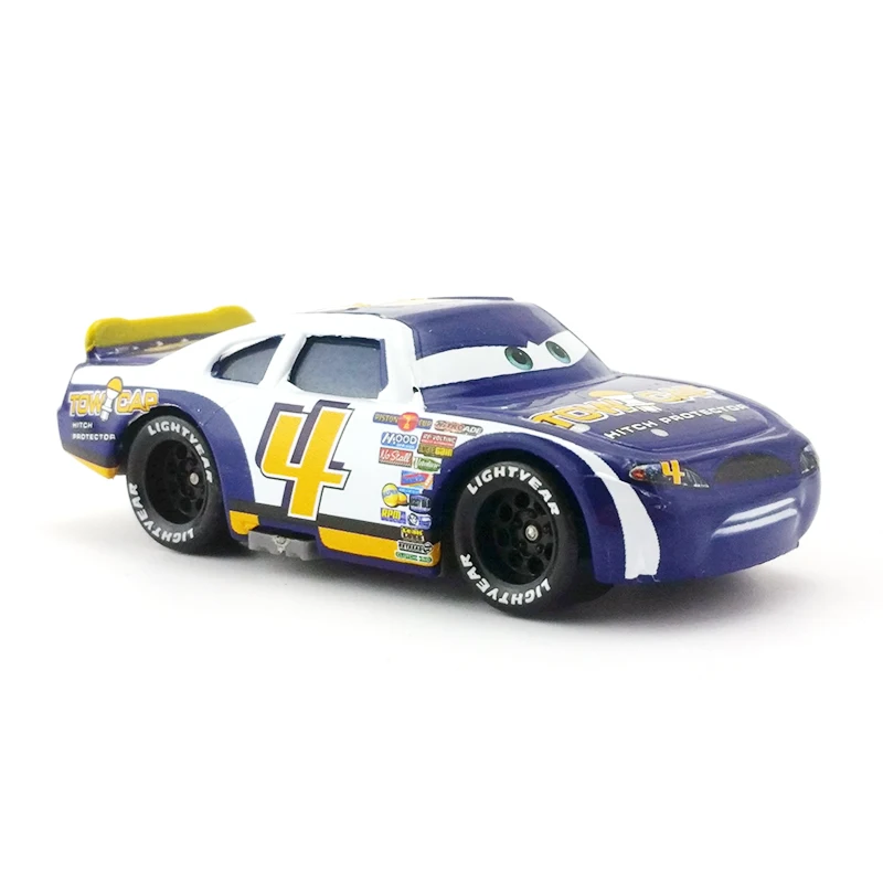 Disney Pixar Cars No.4 TOW Кепка 1:55 литья под давлением металлический сплав Игрушечная