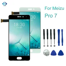 Полный ЖК-дисплей 5," для Meizu Pro 7, ЖК-дисплей, сенсорный экран в сборе+ рамка, полный экран для Meizu Pro7, дисплей в сборе