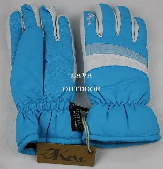 Winter Sports Gloves (Blue) Women's Ski Gloves, Lady Winter Gloves,Low