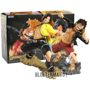 

New Anime One Piece Sculture The TAG Team Portgas D Luffy/Ace 20th Figure PVC Action Figure Collection Model Toys