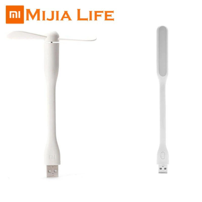Оригинальный Mi вентилятор гибкий USB портативный мини Xiomi xaomi для Pover Bank ноутбука
