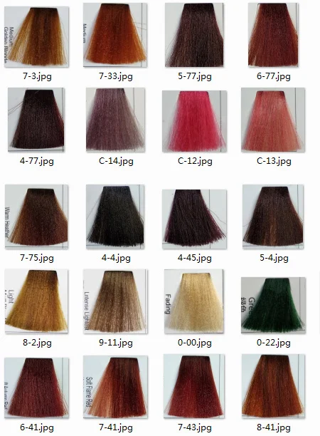 Mokeru 100ml Ammonia Free Color Cream Professional Natural Red