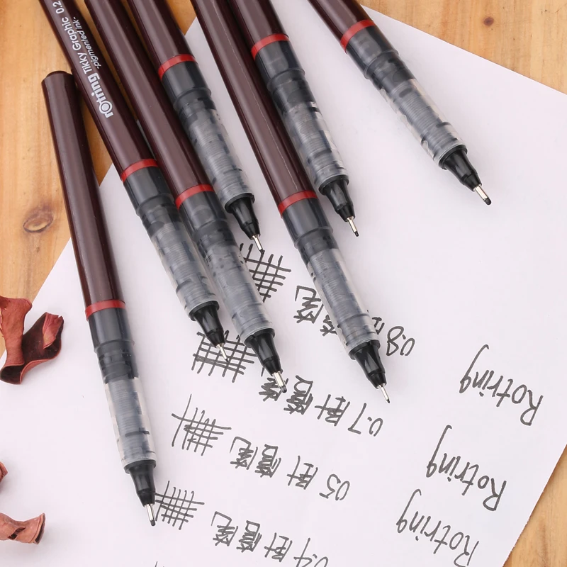 6 шт. Германия Rotring TIKKY графическая одноразовая тонкая ручка для рисования|6pcs pens|line