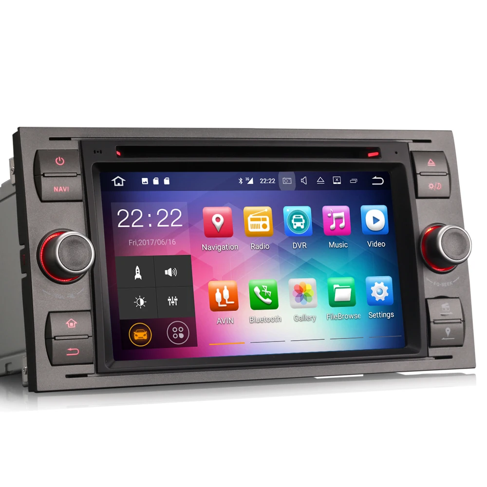 Android7.1 проигрыватель компакт-дисков для автомобиля FORD Fusion2006-2011 USB DVD SD RDS БД Bluetooth AUX
