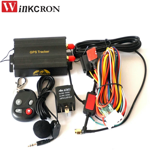 2019 Car Vehicle GPS tracker TK103B Quad band With Remote Control GPS SD card GPS PC & web-based GPS system Real time tracking 