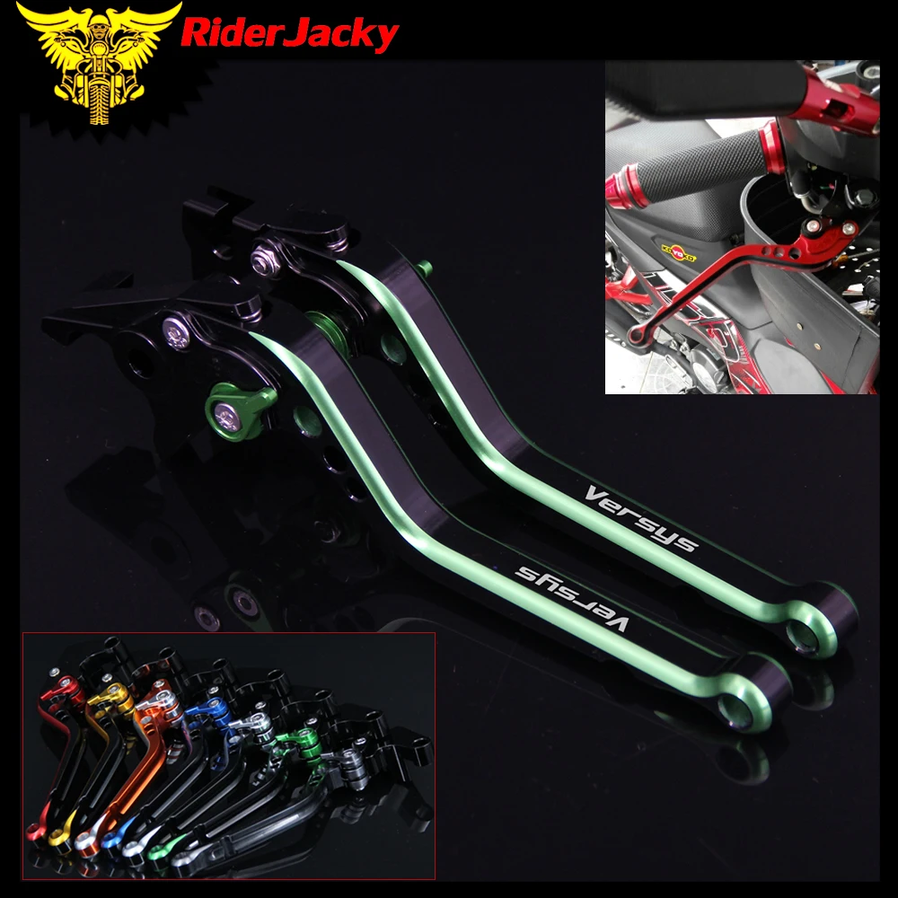 

RiderJacky Adjustable Mix Color Motorcycle Brake Clutch Levers For Kawasaki VERSYS 1000 2012-2014 2013