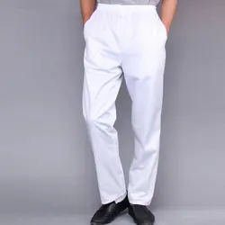 2018 Новая мужская униформа для ресторана, брюки, кухонные брюки, женские брюки шеф-повара, эластичные брюки для еды, рабочие штаны шеф-повара
