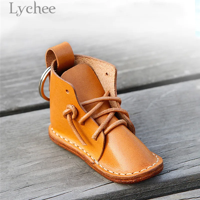 Leather Craft Template Sewing Template Lychee Life Mini Shoe Design Acrylic Sewing Pattern Boot Hanging Pendent Template DIY Leathercrafts