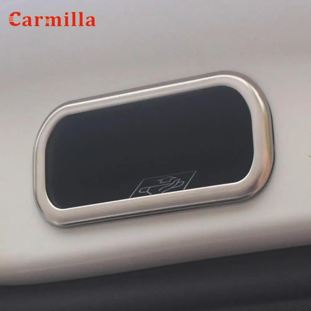 Stainless Steel Car Rear Tail Trunk Door Handle Bowl Cover Trims Frame Sticker for Toyota C-HR CHR- Accessories