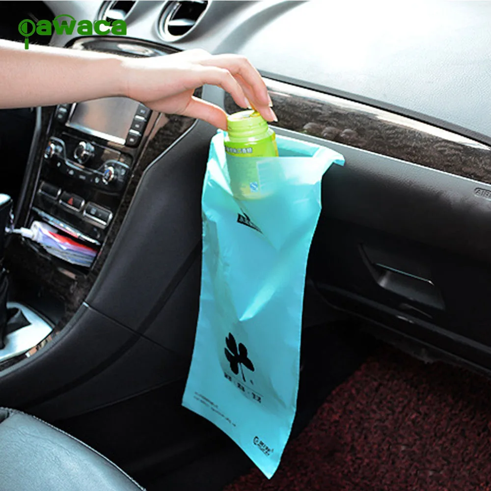 50 Pcs/Set Car Garbage Bags Hanging Disposable Sealed Vomit Bags