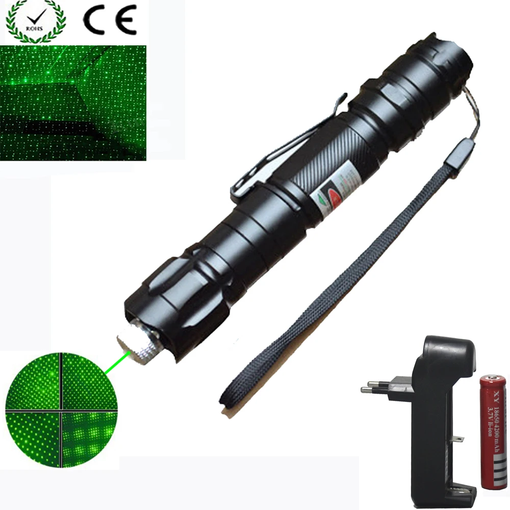 High Power green Laser Pointer 1000m 5mW Green Hang type Outdoor Long