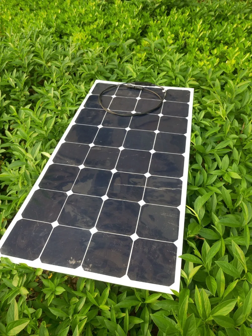 

Weatherproof Outdoor 100W Semi-Flexible Solar Panel Emergency Camping RV Boating 12v