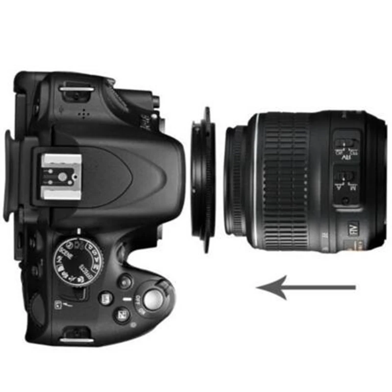 Адаптер объектива макрокольцо 49 52 55 58 62 67 72 77 мм для Canon EOS 500D 600D 700D 5D 6D 7D 60D 70D 5D2 5D3 Mark