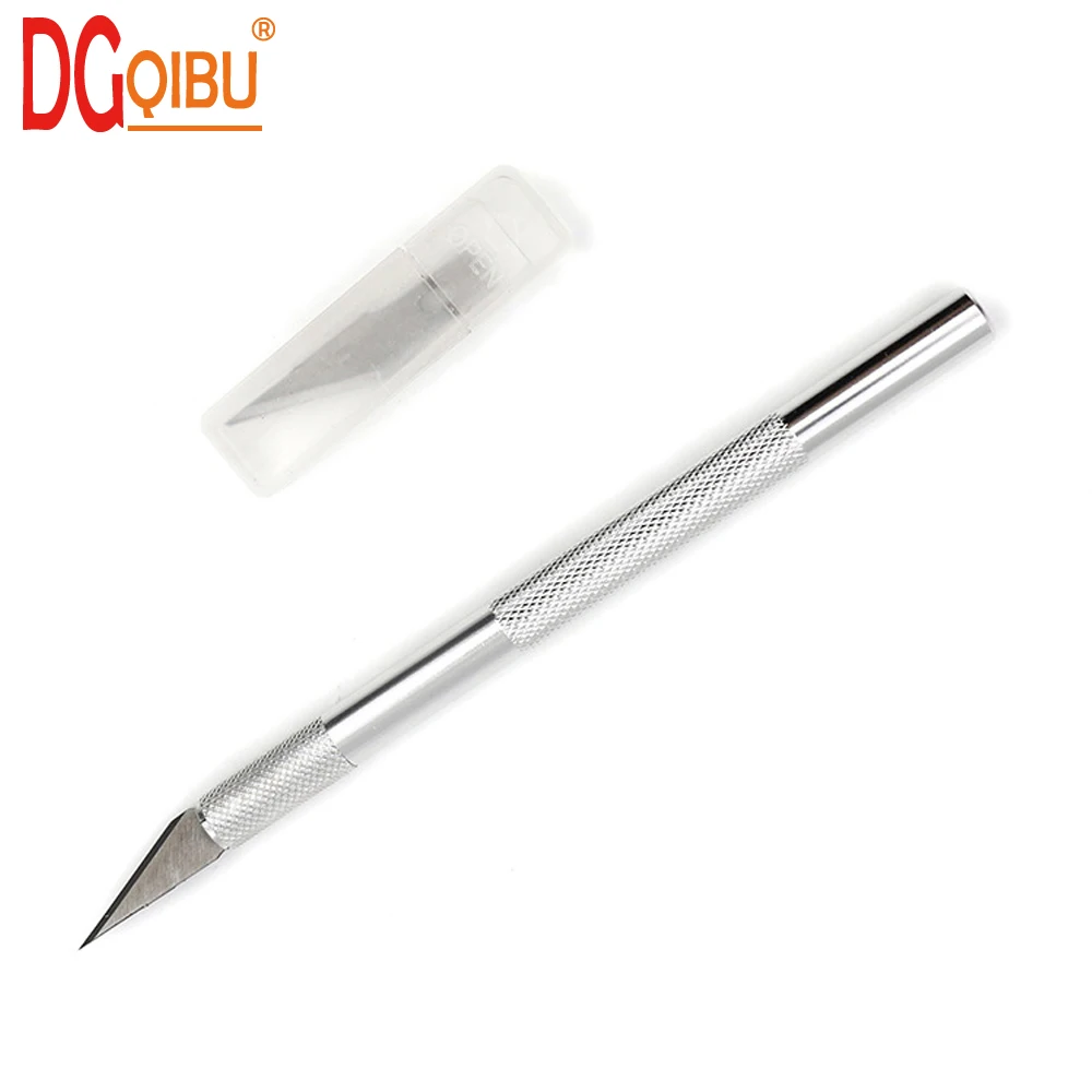 

Carving Knife+6pcs Blades Non-Slip Metal Wood Scalpel Knife Tools Kit Cutter Engraving Craft Knives Sculpture DIY Hand Tool