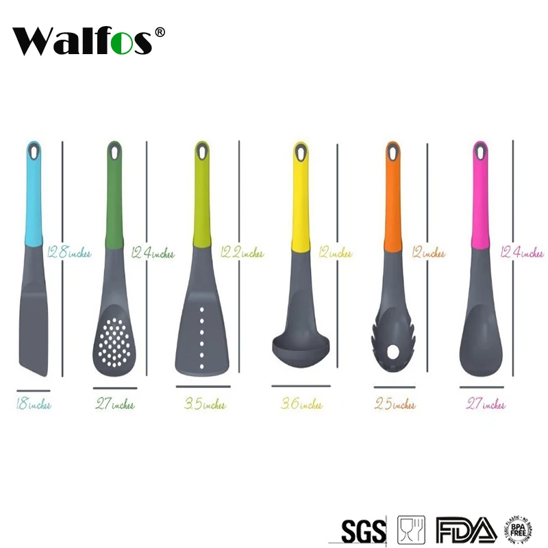 Walfos-Conjunto De Utensílios De Cozinha De Nylon