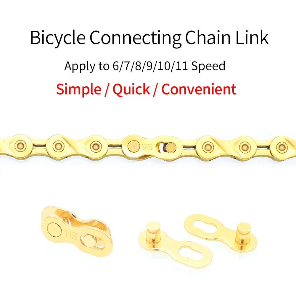 Best MTB Road Bike Chain Connector Silver Gold 6/7/8 9 10 11 24/27/30 Speed Bicycle Quick Master Chain Pin Chain Buckle Link Joint 1 Best MTB Road Bike Chain Connector Silver Gold 6/7/8 9 10 11 24/27/30 Speed Bicycle Quick Master Chain Pin Chain Buckle Link Joint 1