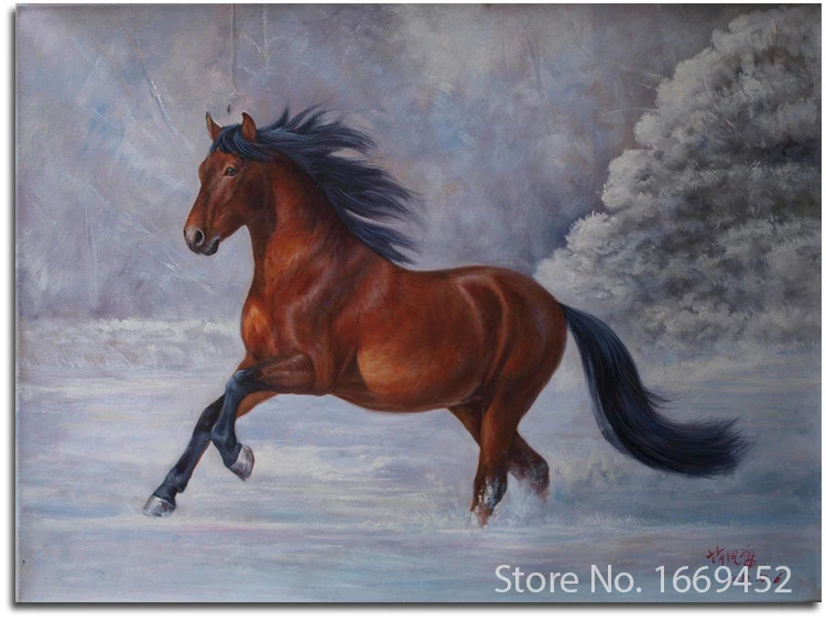 

DIY Diamond Painting The river runs brown horse Diamond mosaic cross-stitch needlework craft cloth rhinestones picture beadwork