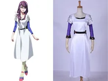 Tokio Ghoul Rize Kamishiro Cosplay Del Vestido Del Traje del Anime Del Traje de Halloween