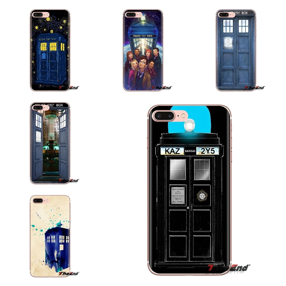 Doctor who stair tardis art Soft TPU Phone Cover For Huawei G7 G8 P7 P8 P9 P10 P20 P30 Lite Mini Pro P Smart Plus 2017 2018 2019 |
