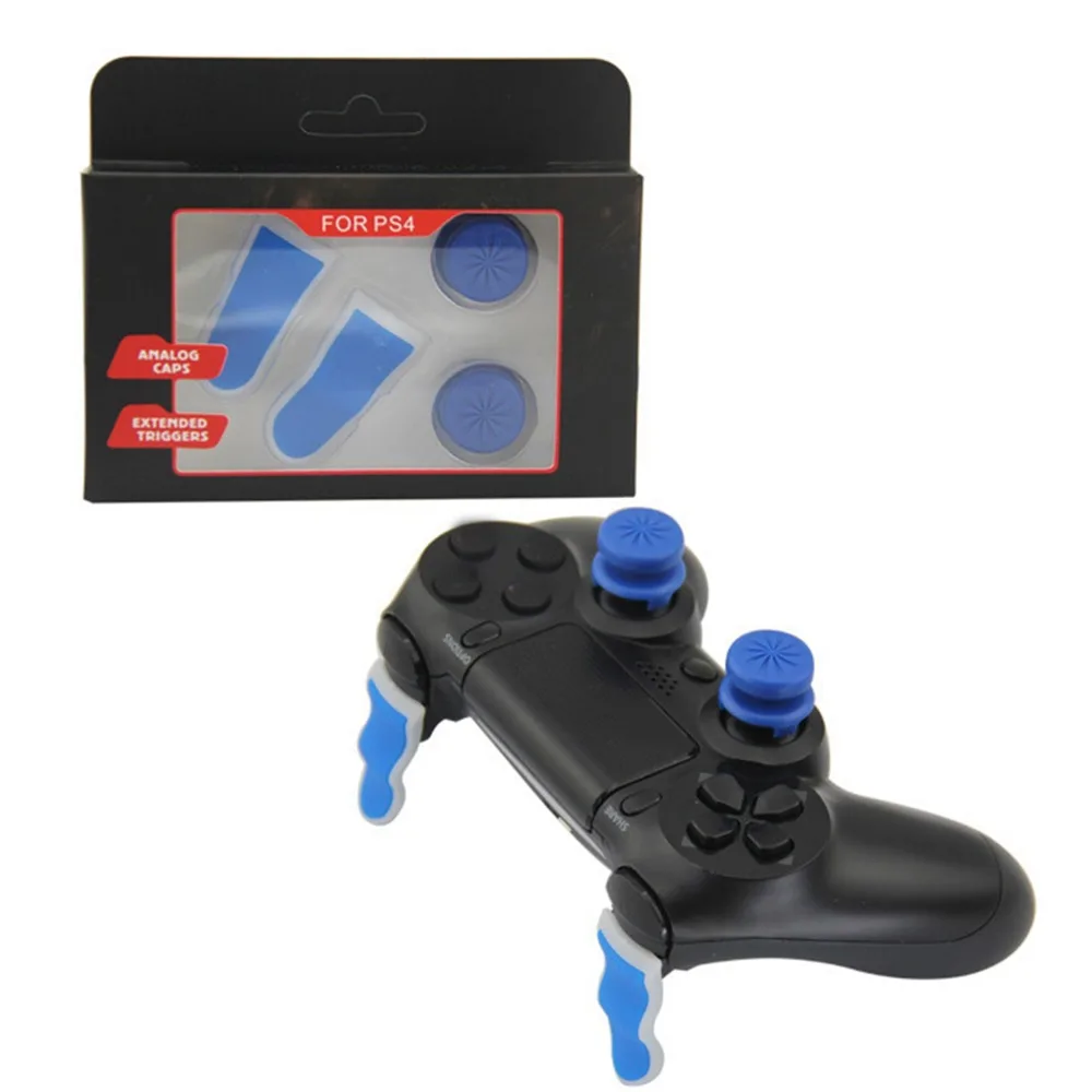 

Heightening Extended Thumb sticks for PlayStation4 Game Consoles Bent L2R2 Triggers Buttons Extender for ps4 controller parts